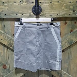 CLUB MONACO CASUAL MINI SKIRT SIZE 0 NEUTRAL WARDROBE CAPSULE WORTHY